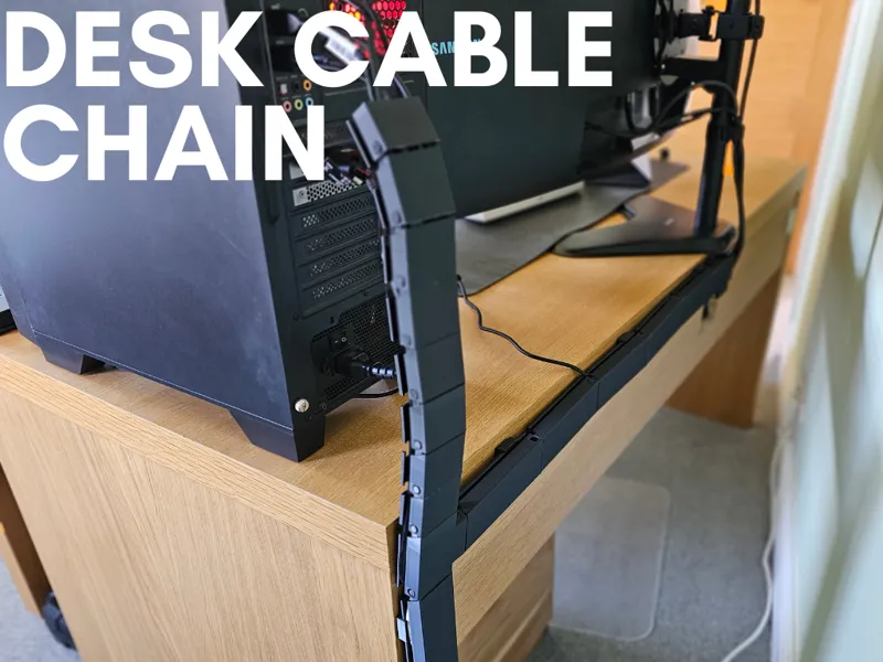 Modular Desk Cable Chain – Clean Cable Management