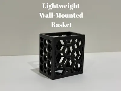 Lightweight Wall-Mounted Basket