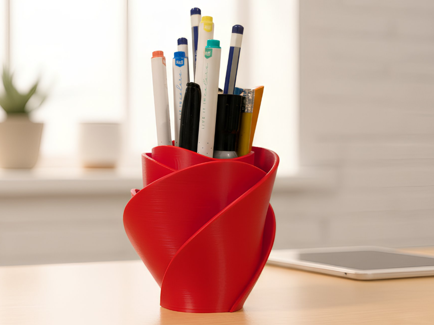 Pencil Holder Rose Organizer / Valentine’s GIft