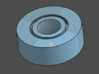 Ball Bearing 3d printable version for helix core