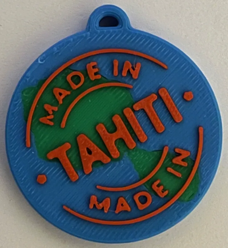 KEYCHAIN POLYNESIAN TAHITI 