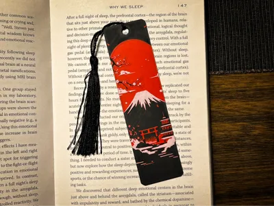 Bookmark - Sunset Over Mount Fuji