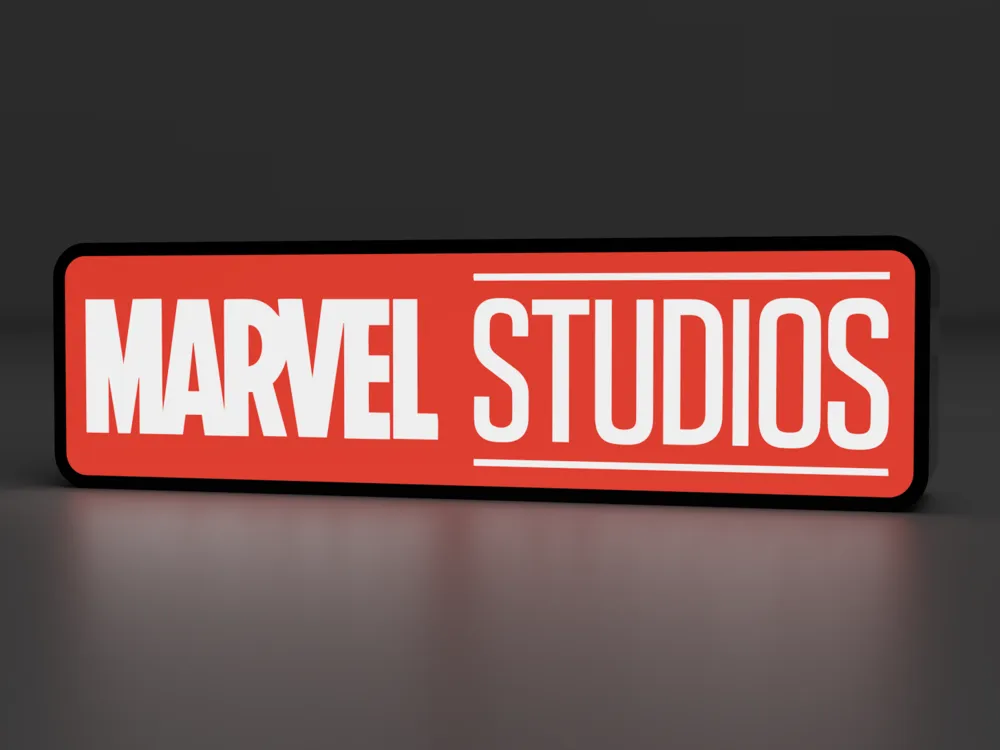 Marvel Model Led Marvel Studios LED LightBox by Lozagon1234 - MakerWorld