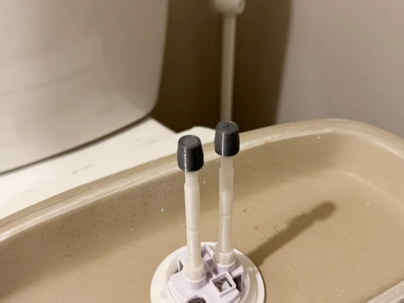 Toilet flush button 60mm rod feet
