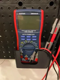 Support panneau perforé pour multimètre (version agrandie) — photo 2