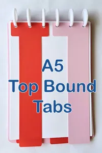 A5 Top Bound Tabs