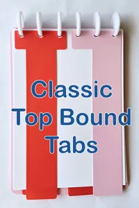 Classic (7in x9.25in) Top Bound Tabs