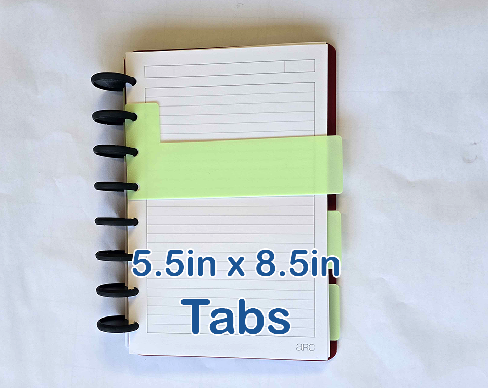 Miniatura 7 do modelo 3D Discbound Blank Tabs - New Letter & A4 sizes