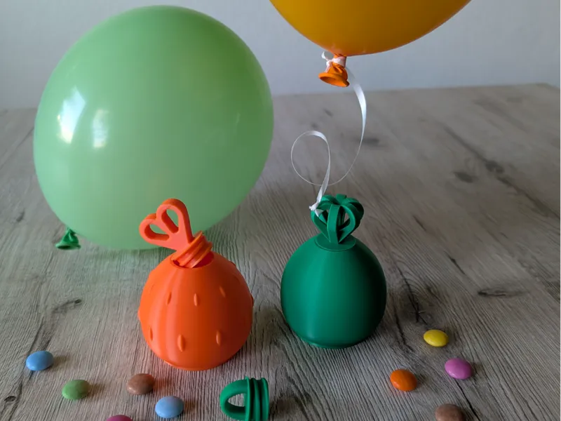 Candy Süßigkeiten Gefäß Dose mit Gewinde Ballon