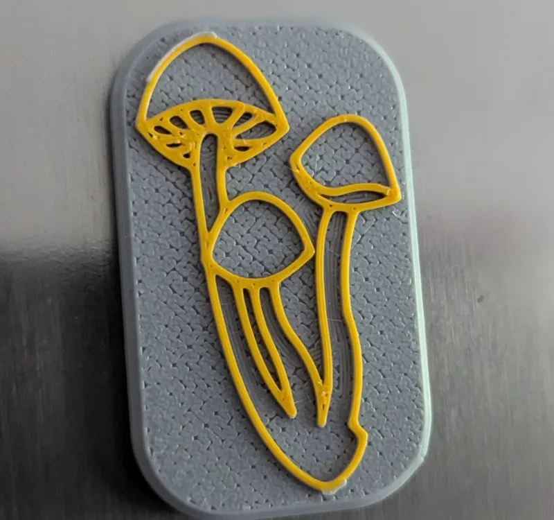 Magic mushrooms magnet