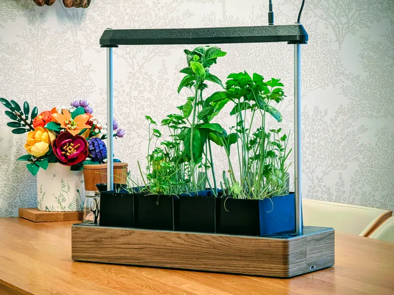 Modular Smart Self-Watering Planter with Grow LEDs