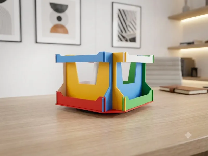 Flat Print Spinning Comic Stand