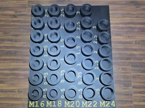 Jauge de filetage métrique complète (M1 à M24)