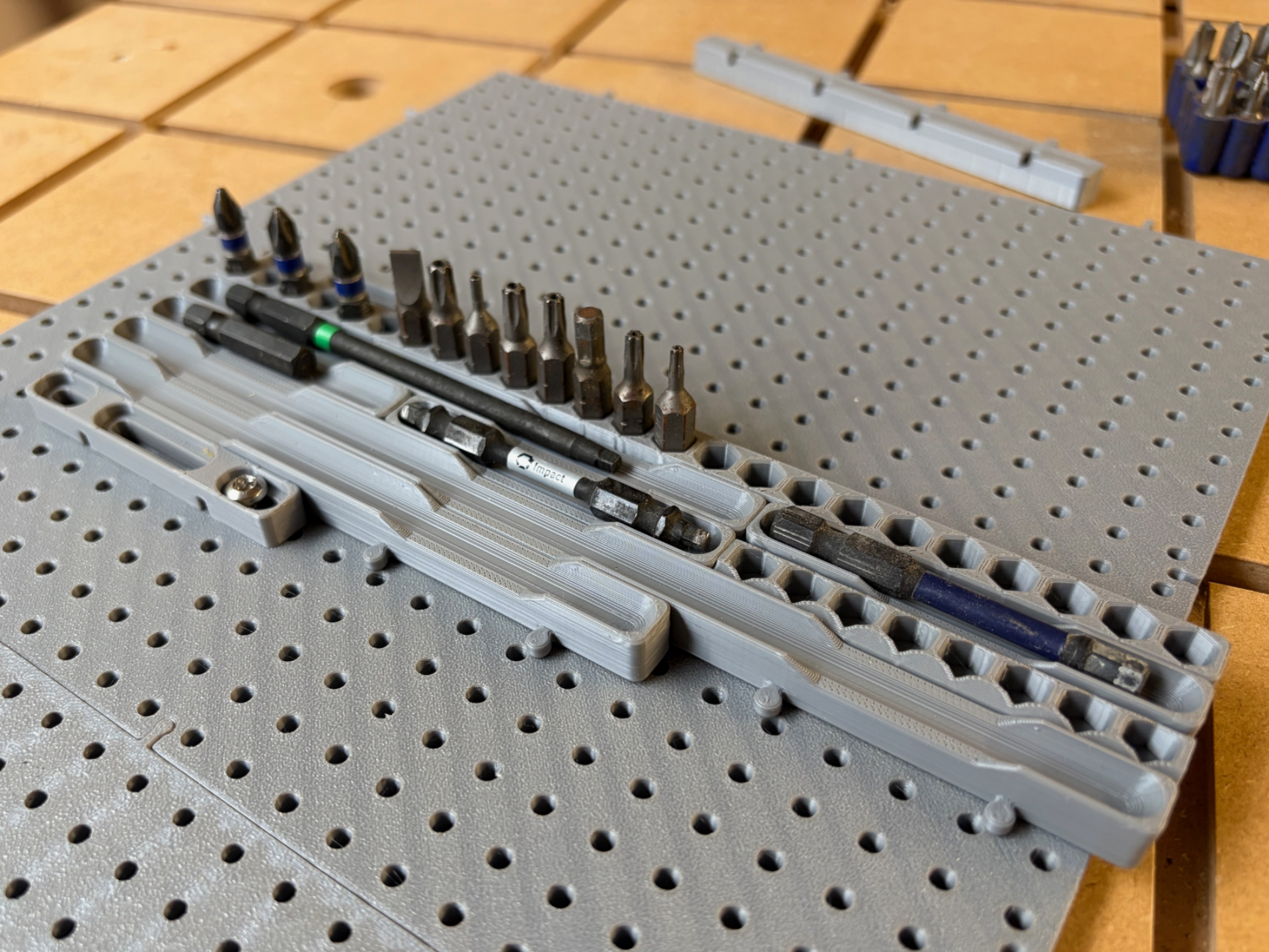 Modular Bit Holders - for Tool Grid