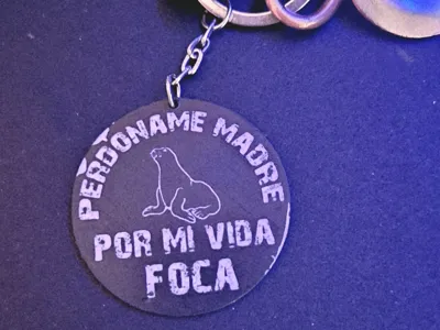 Vida Loca Seal Keychain