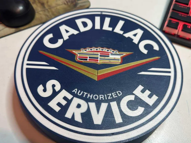 Cadillac Wall Light Box