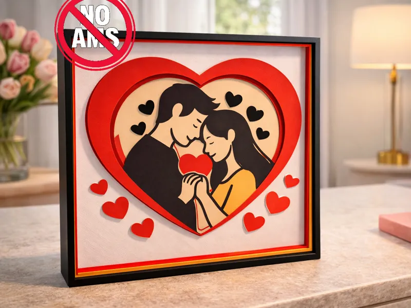 Romantic Shadowbox – Modern Valentine Edition