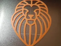 Tête de lion murale — photo 1