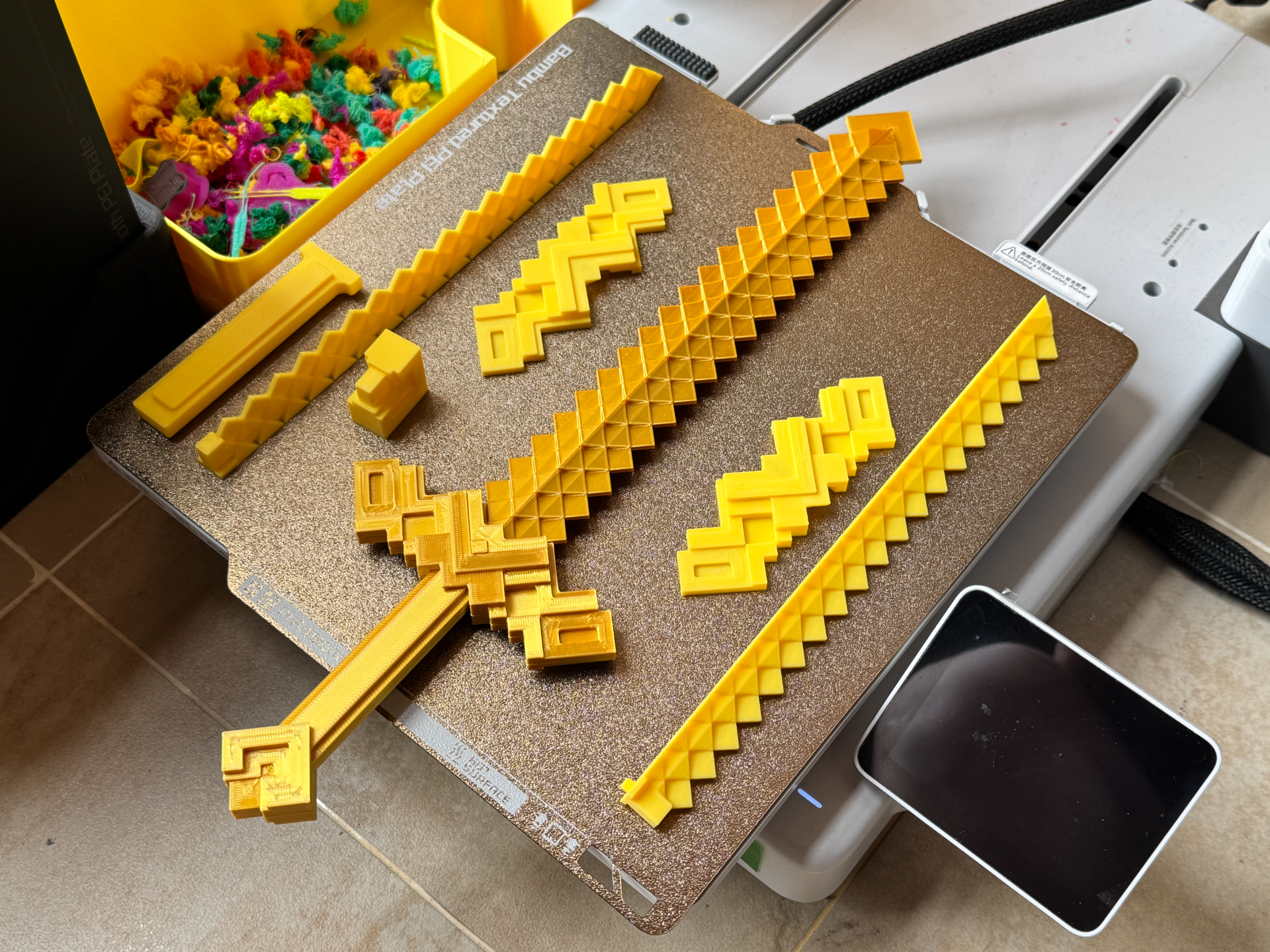 Miniatura 2 do modelo 3D Minecraft 我的世界大电影 剑mini