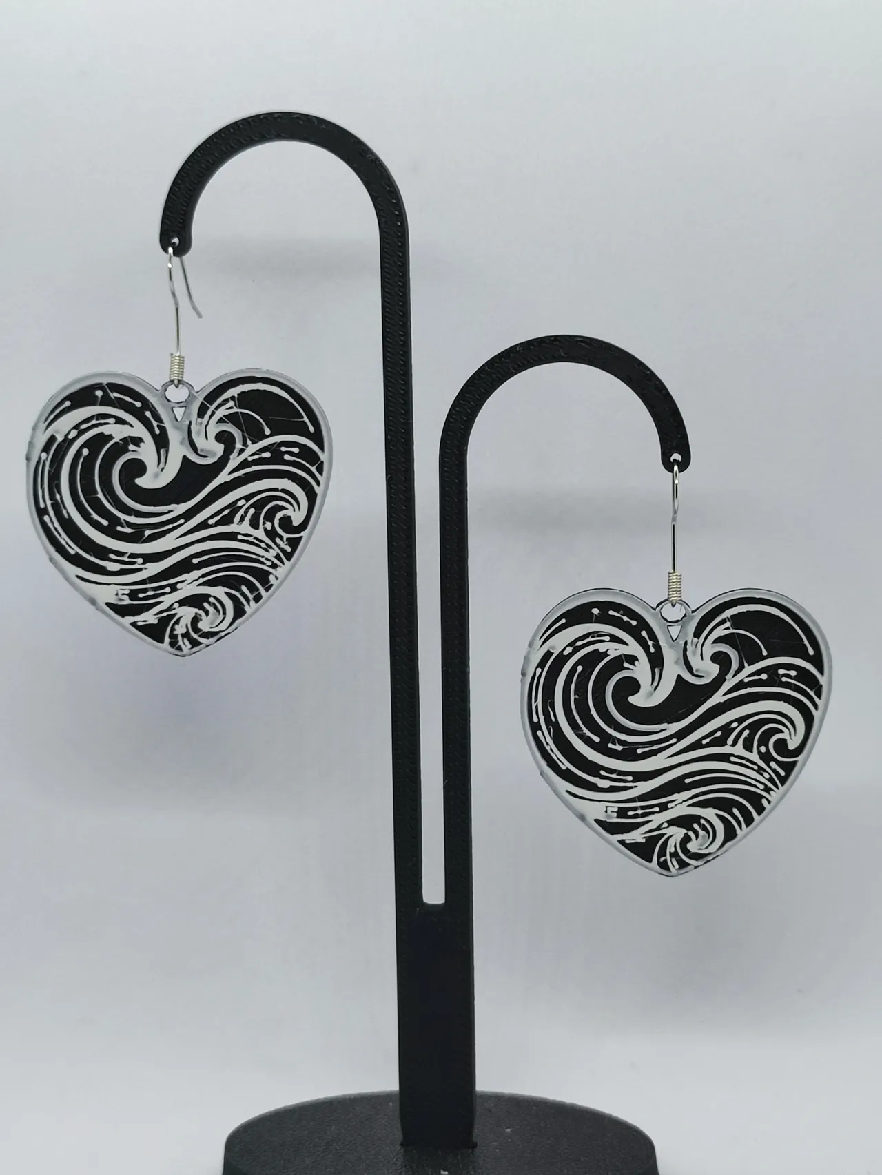 Aretes Corazón de Mar view 3