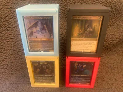 100 Card Stackable Card Holder (MTG Commander)