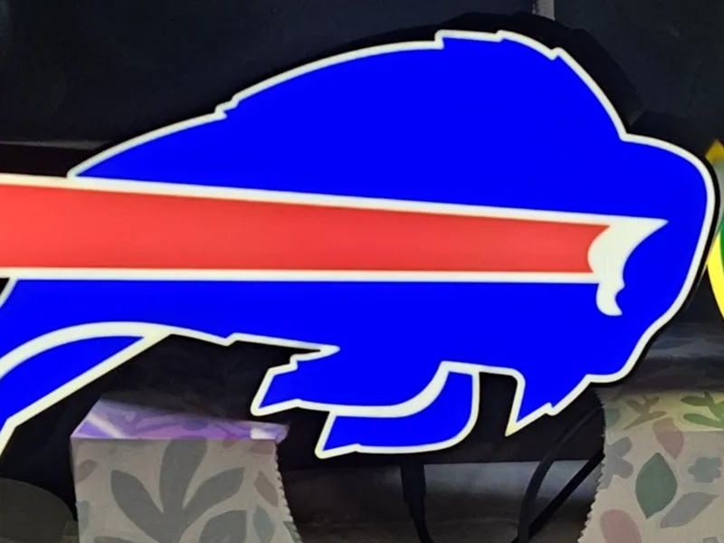 Buffalo Bills LED light box USB C