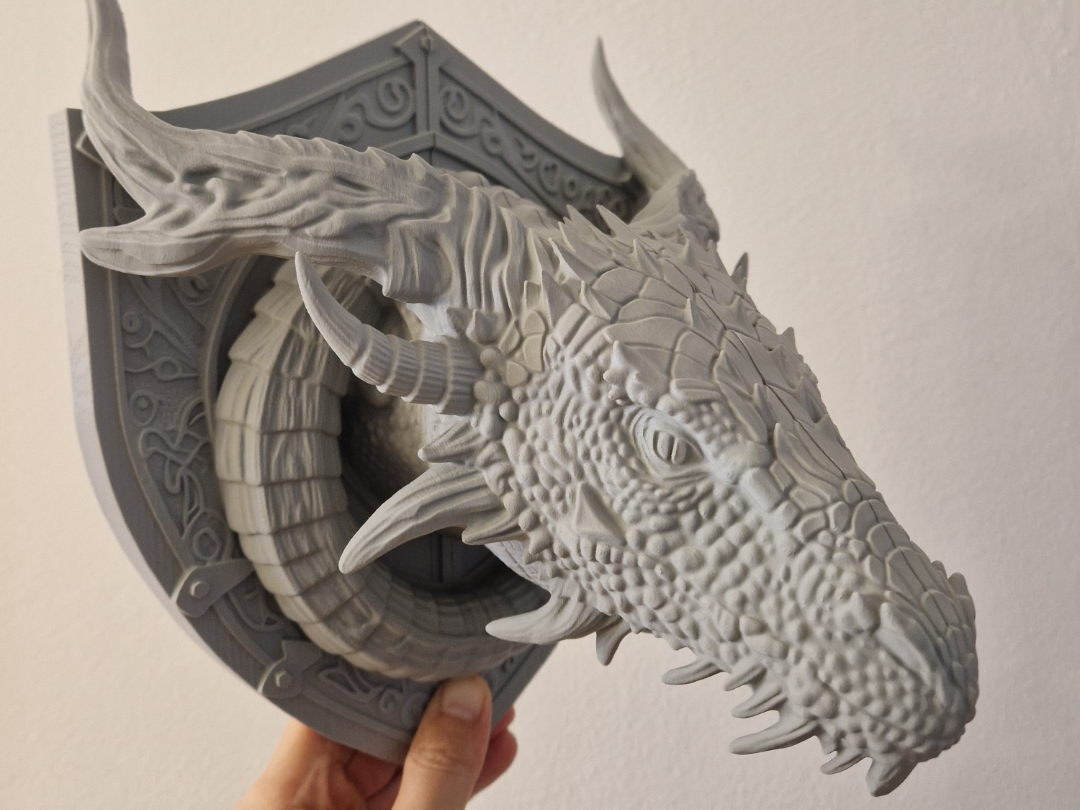 Dragon Head Wall Trophy/Drachenkopf Wandtrophäe