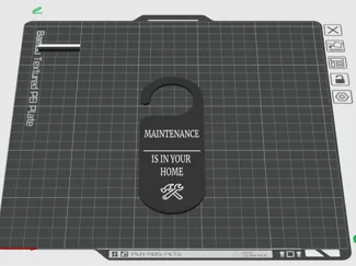 Maintenance Door Hanger