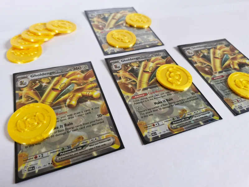 Gimmighoul Coins Ability Markers for Pokémon TCG
