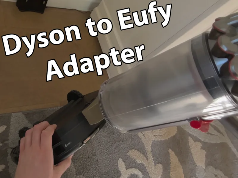 Dyson to Eufy robot vacuum adapter