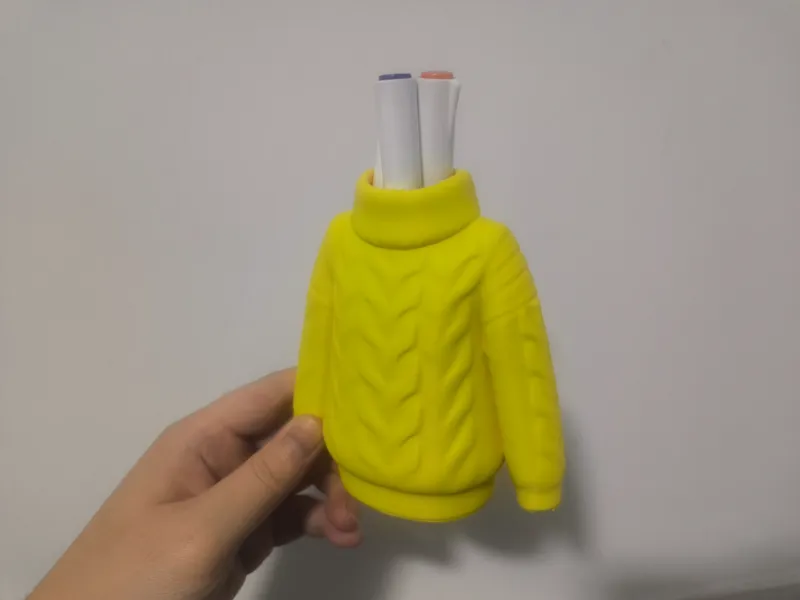 毛衣笔筒