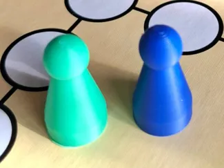 Spielkegel für „Mensch ärgere dich nicht“