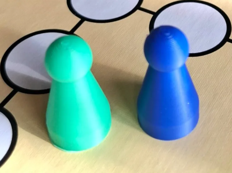 Spielkegel für „Mensch ärgere dich nicht“