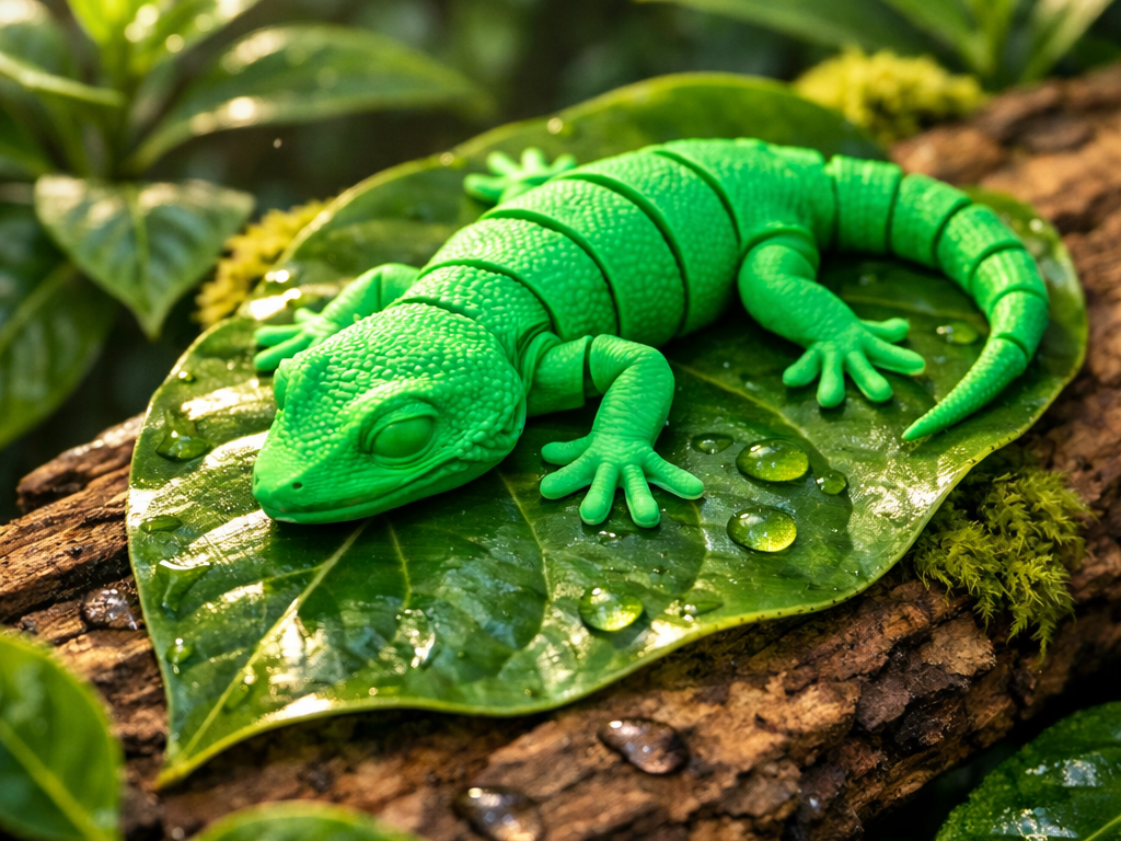 Articulated Gecko – Flexible Desk Toy