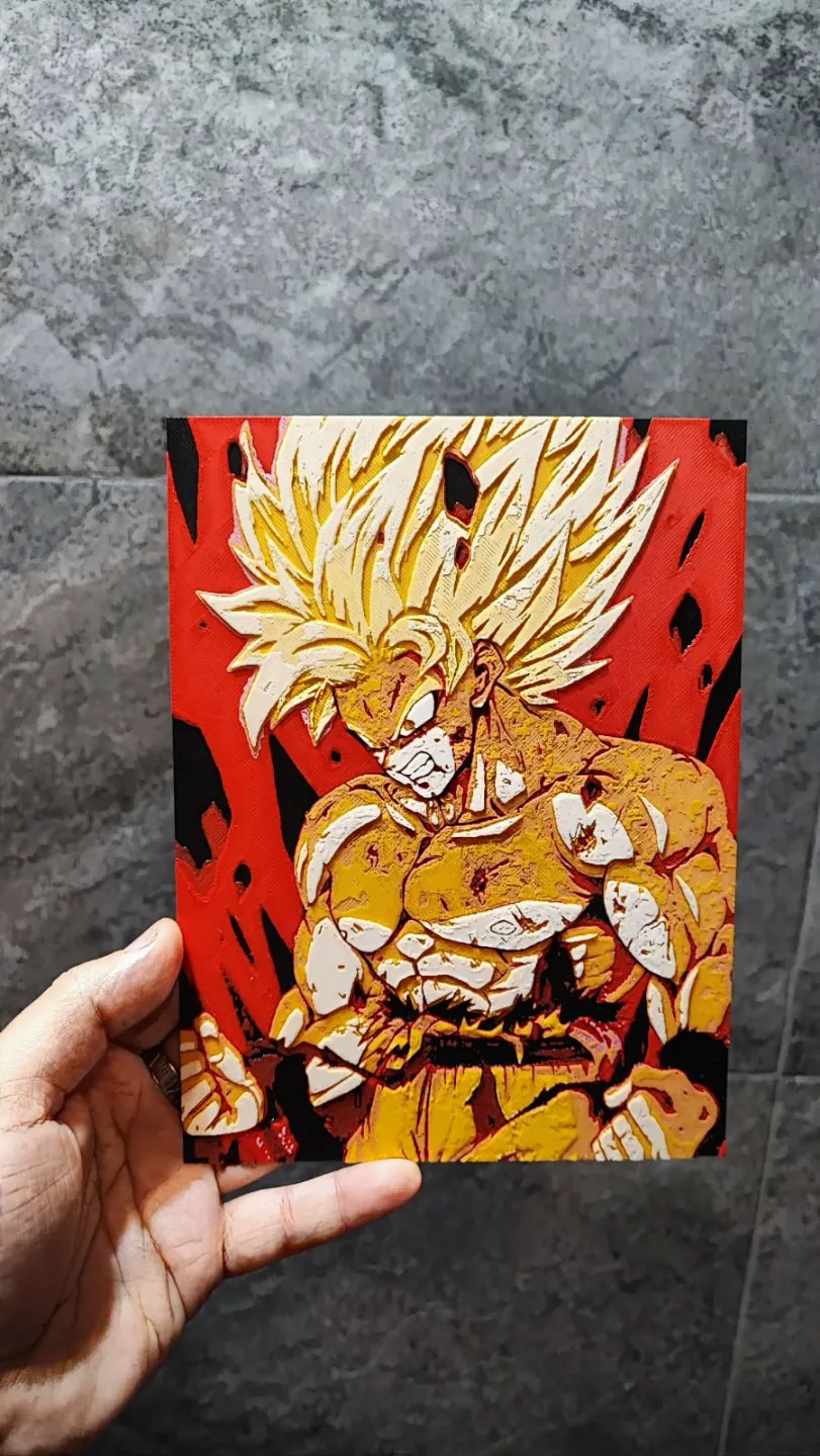 Super Saiyan Rage by Garuda3D - MakerWorld