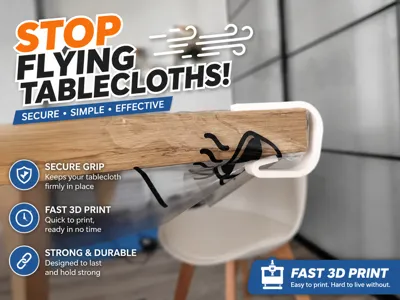 Windproof Tablecloth Clip