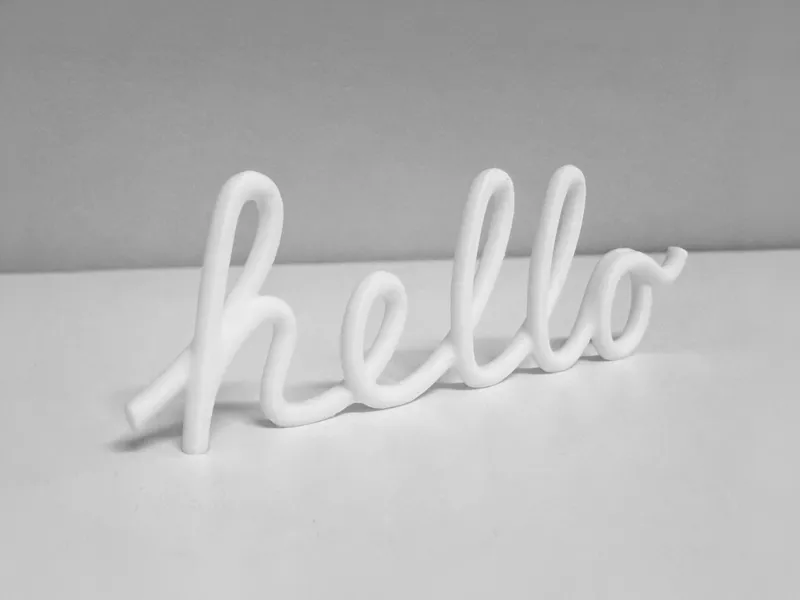 Apple Hello — Not Flat. Real 3D.