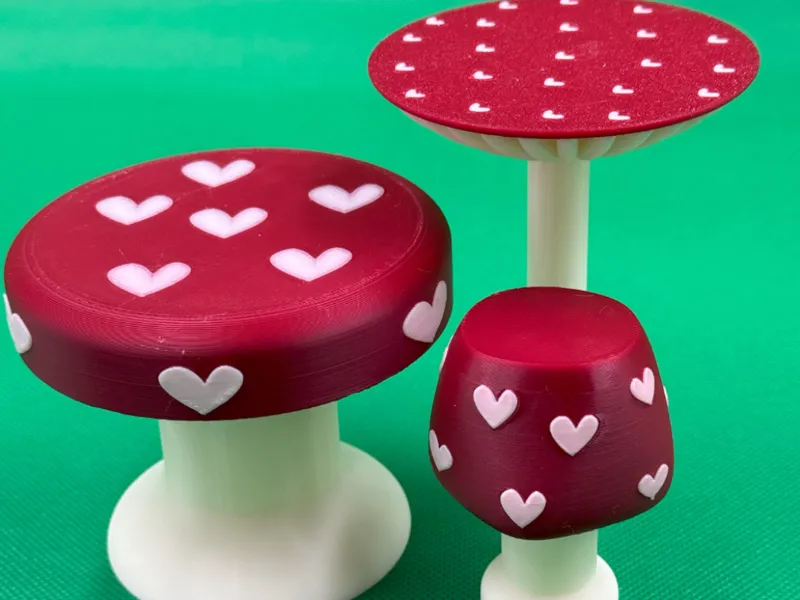Heart Mushroom Platforms
