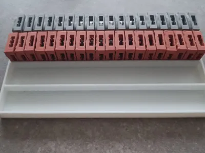 Openlock tile storage tray