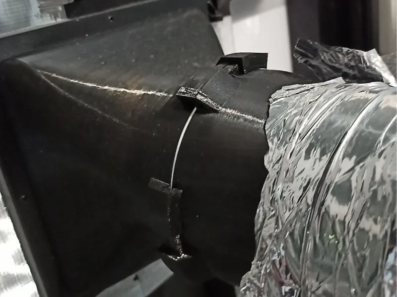Ventilation quick disconnect system