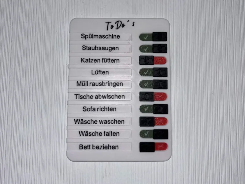 Daily Home Task Slider