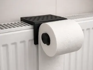 Klopapierhalter / Klorollenhalter für die Heizung