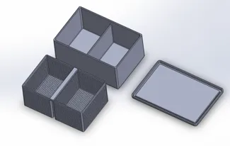 Model cleaning box