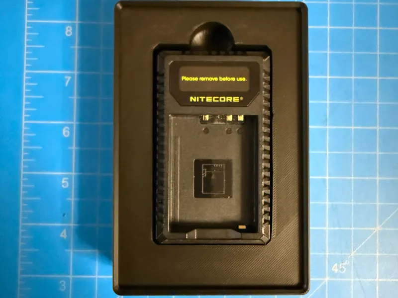 Gridfinity for Nitecore Fujifilm Battery Charger