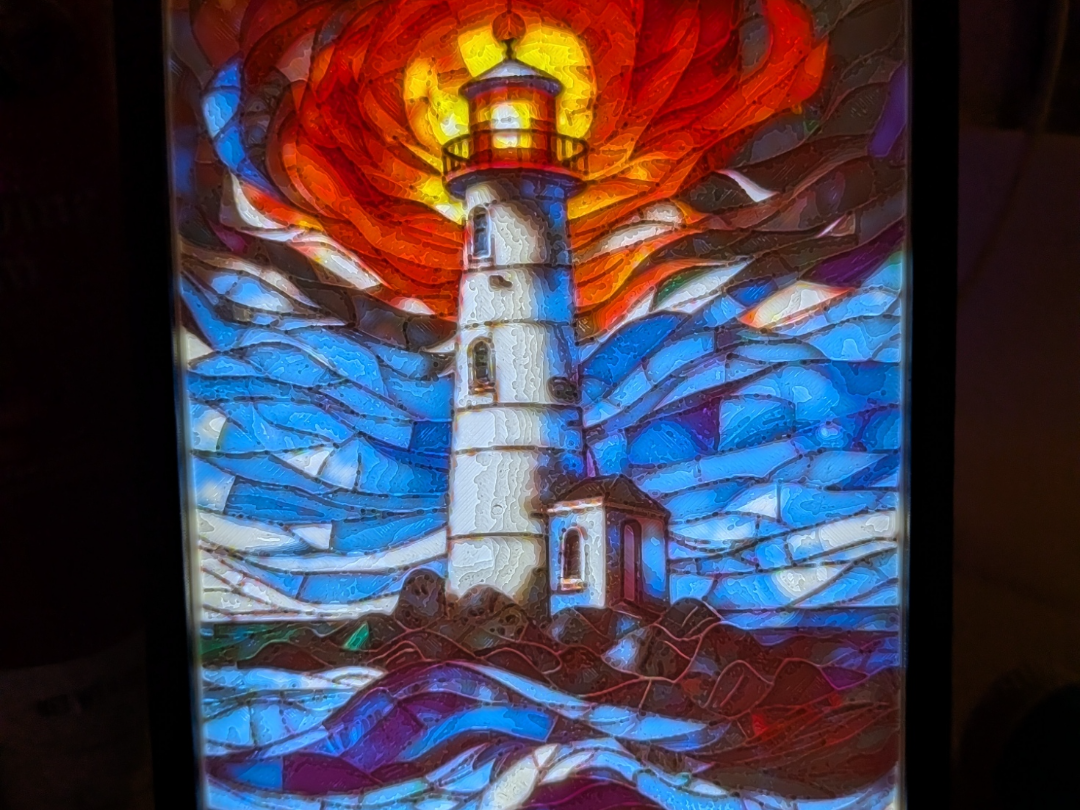 Stained Glass Lighthouse 2