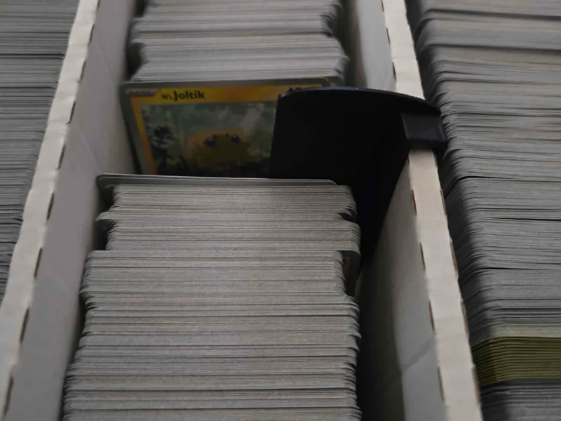 Trading Card Bulk Storage Divider - End of Spool