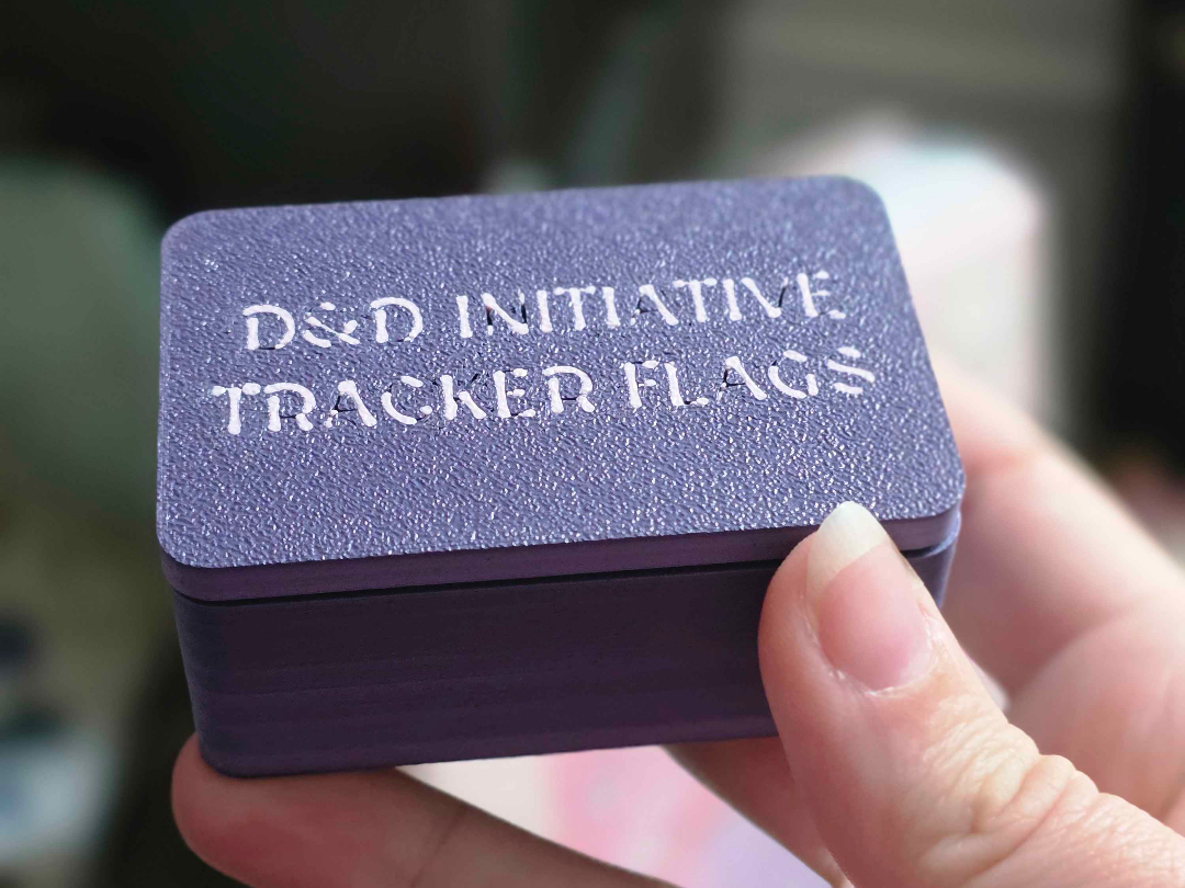 D&D Initiative Tracker Flags Boxes