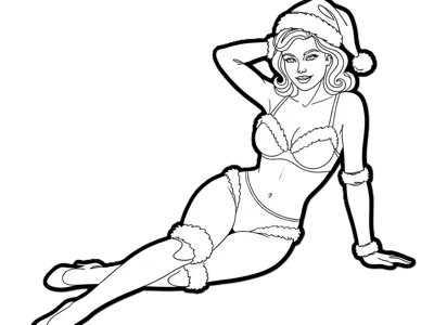 Sexy Santa Girl for Christmas 2025