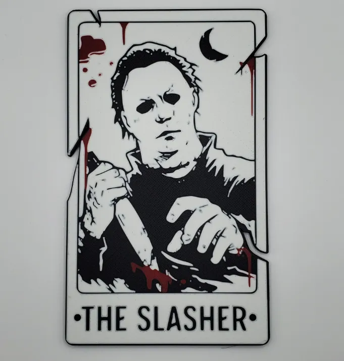 Michael Myers the Slasher Simple Tarot Card