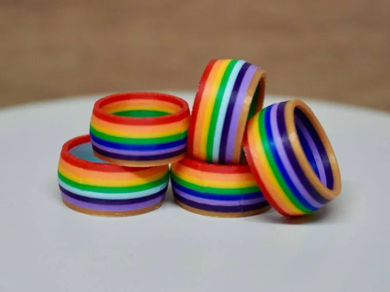 Rainbow Ring - 8 Colors with 1 AMS